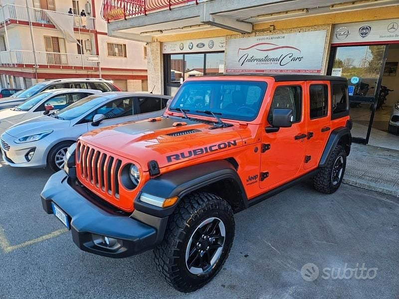 Usata Jeep Wrangler Rubicon 200 CV (147 kW) 2019 Rosso SUV