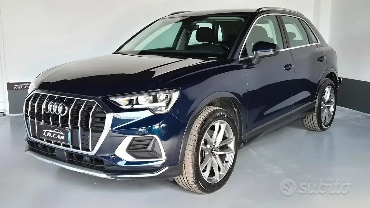 Usata Audi Q3 Advanced 190 CV (139 kW) 2020 Blu SUV