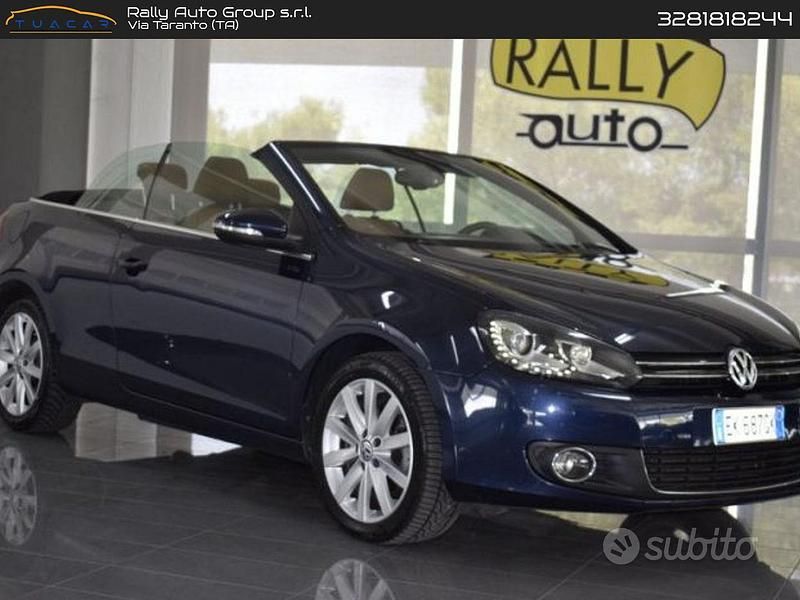 Usata VW Golf 2011 Blu Cabrio