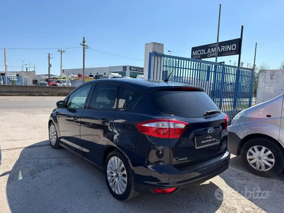 Usata Ford C-MAX Titanium 115 CV (84 kW) 2012 Blu Monovolume