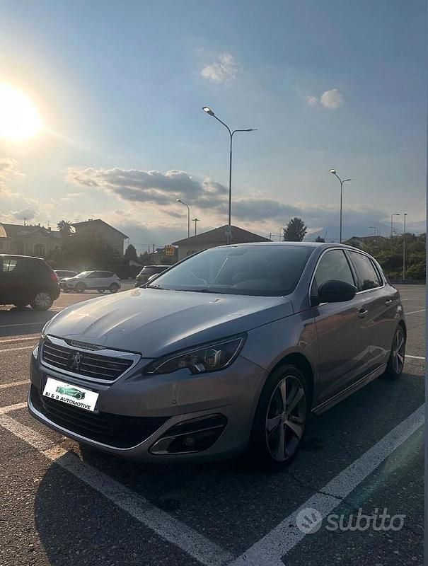 Usata Peugeot 308 GT-line 131 CV (96 kW) 2017 Grigio Utilitaria