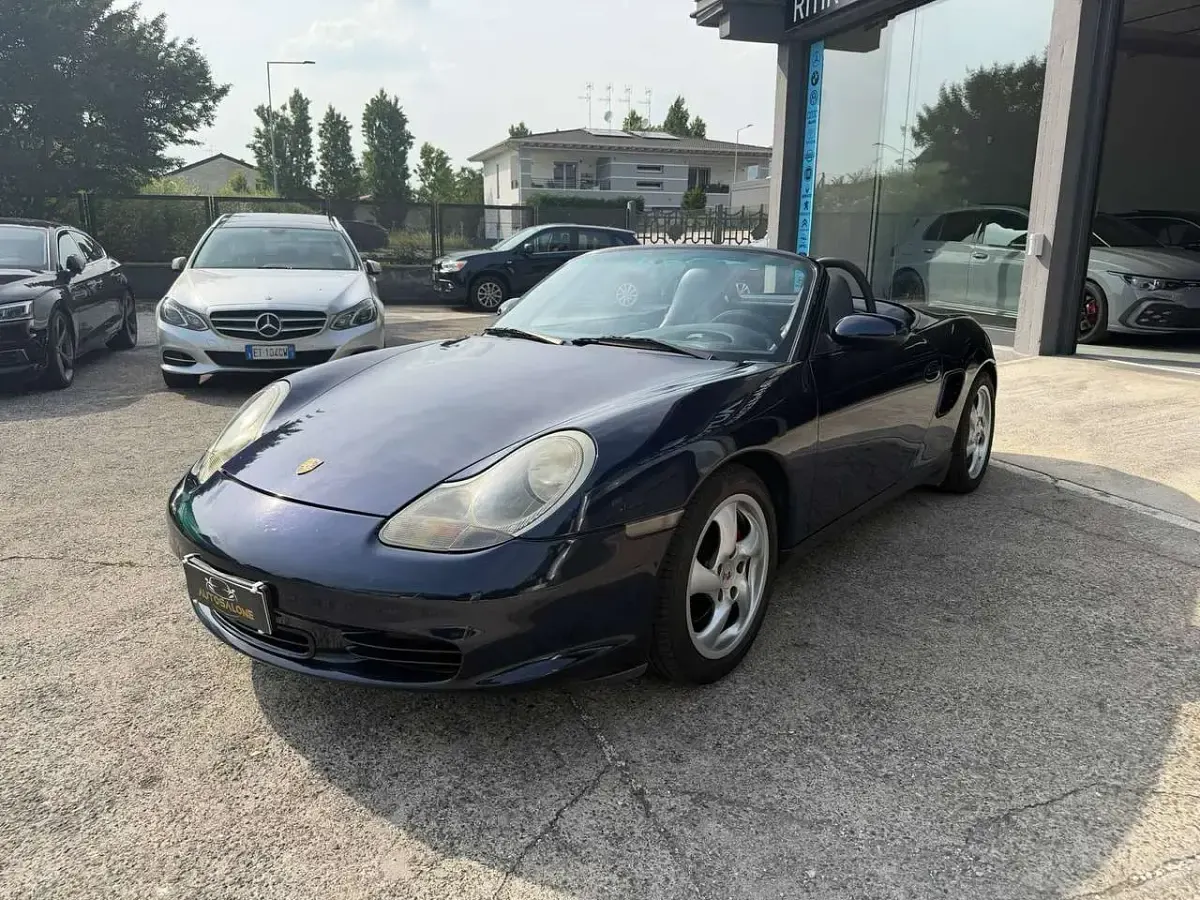Usata Porsche 986 Boxster 260 CV (191 kW) 2003 Blu/azzurro Cabrio
