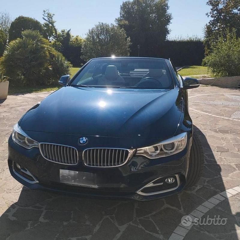 Usata BMW 420 2015 Blu Cabrio