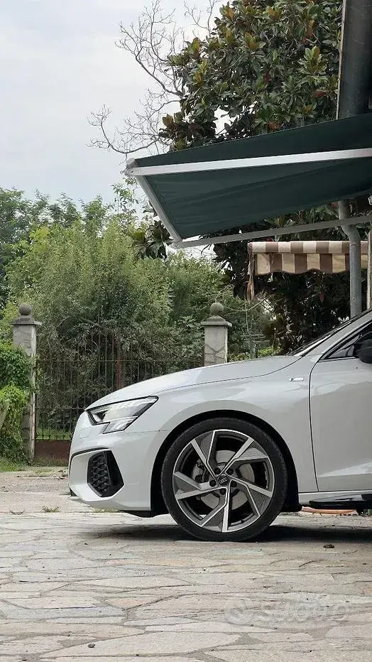 Usata Audi A3 S-Line 150 CV (110 kW) 2021 Bianco Berlina
