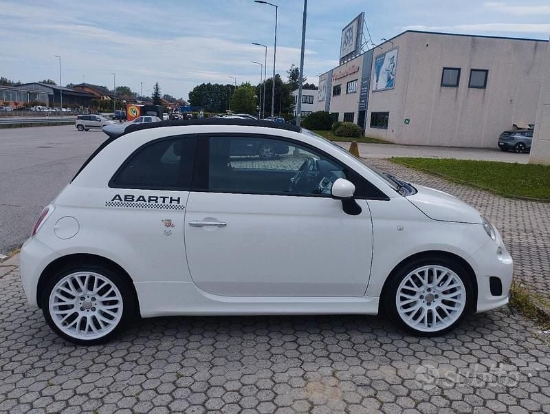 Usata Abarth 595 145 CV (106 kW) 2016 Bianco Cabrio