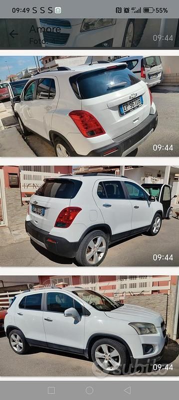 Usata Chevrolet Trax 130 CV (95 kW) 2013 Bianco SUV
