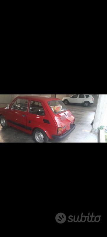 Usata Fiat 126 24 CV (17 kW) 1985 Rosso Utilitaria