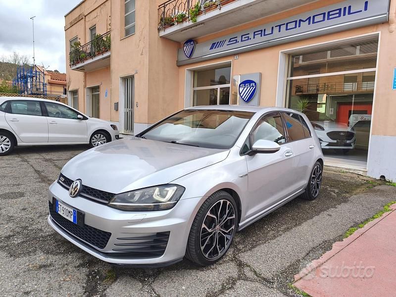 Usata VW Golf VII GTD 184 CV (135 kW) 2014 Grigio Berlina