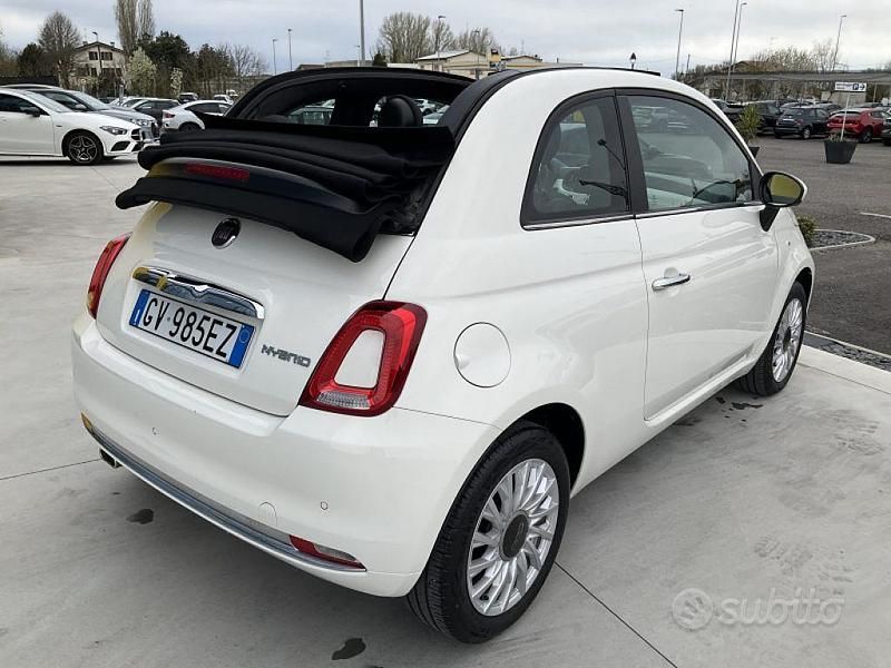 Usata Fiat 500C 70 CV (51 kW) 2024 Bianco Cabrio