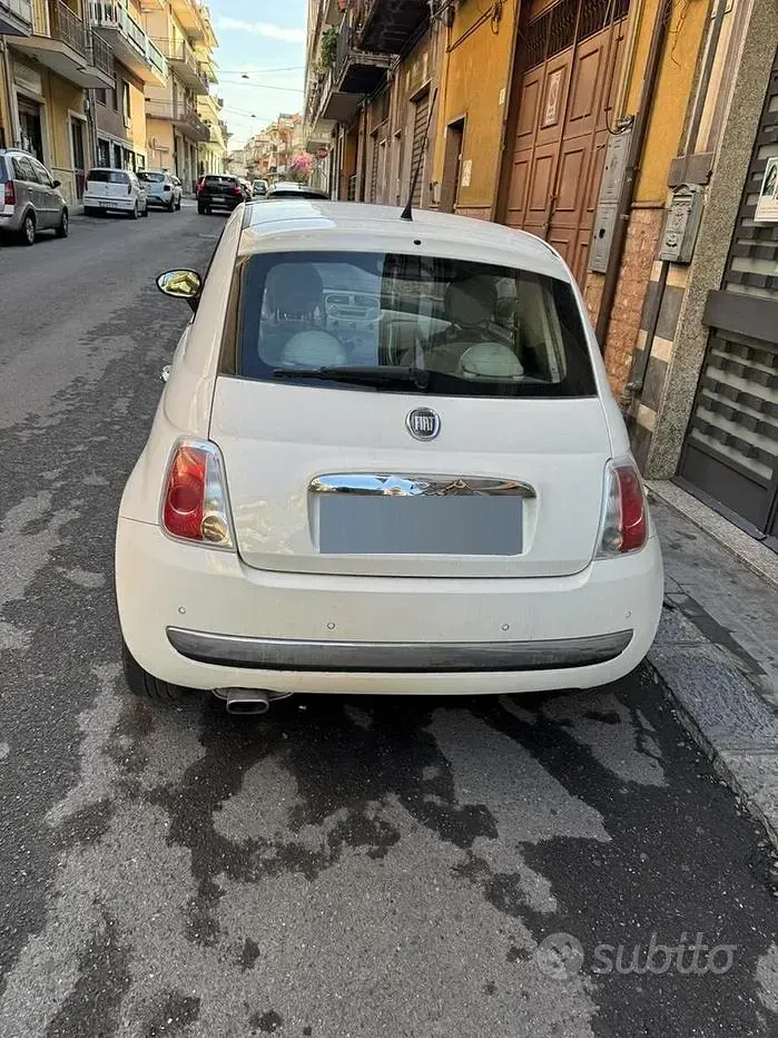 Usata Fiat 500 100 CV (73 kW) 2007 Bianco Utilitaria