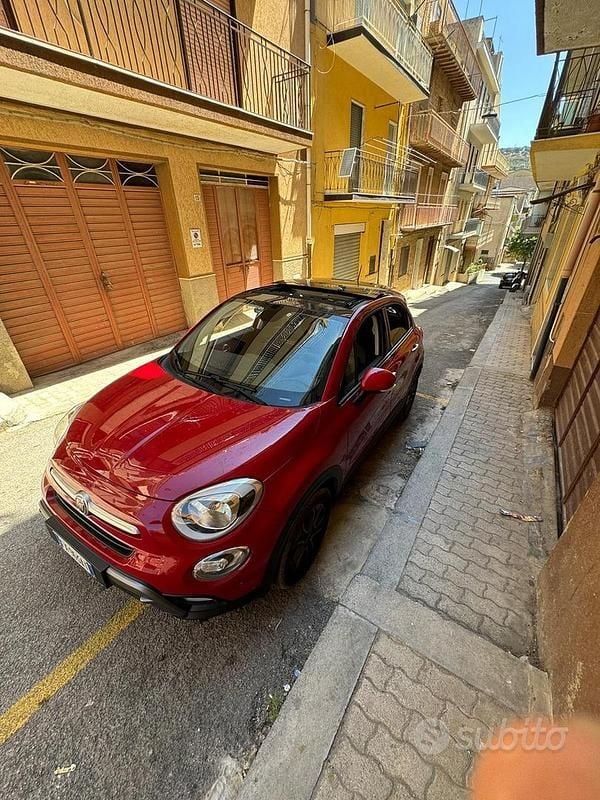 Usata Fiat 500X 110 CV (80 kW) 2015 Rosso SUV