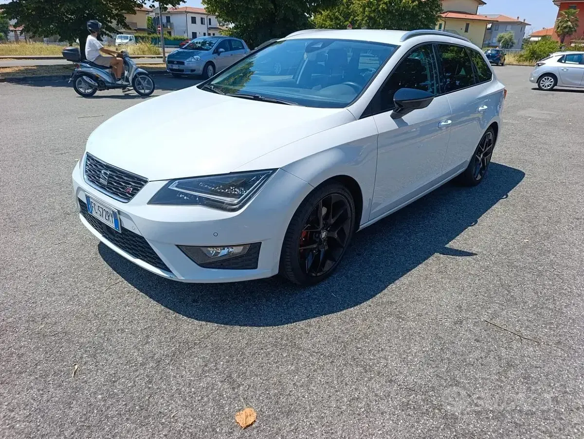 Usata Seat Leon FR 184 CV (135 kW) 2016 Bianco Station wagon