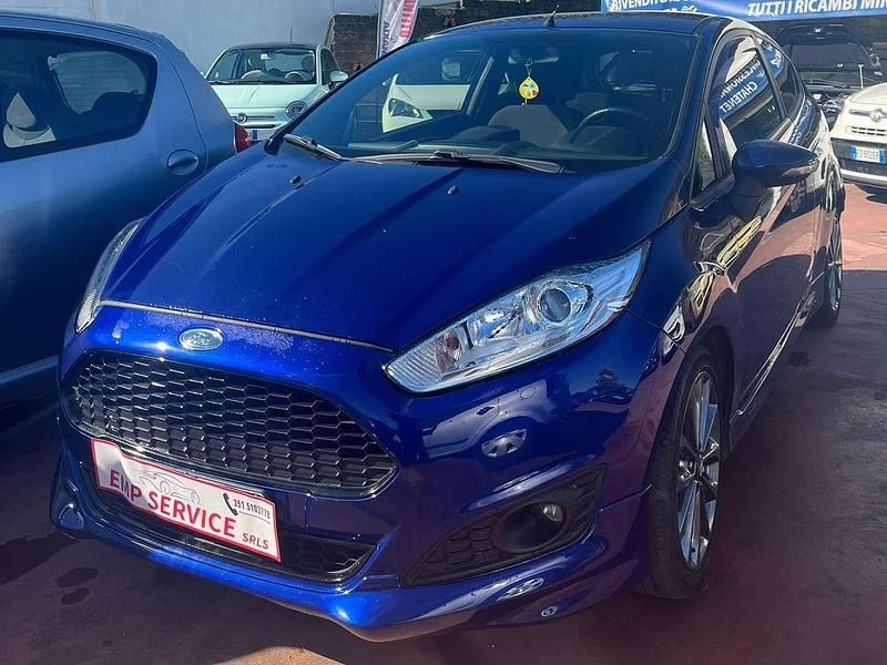 Usata Ford Fiesta ST-Line 95 CV (69 kW) 2017 Blu Berlina