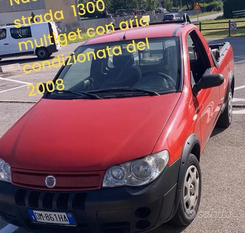 Usata Fiat Strada 84 CV (61 kW) 2008 Rosso Pick-up