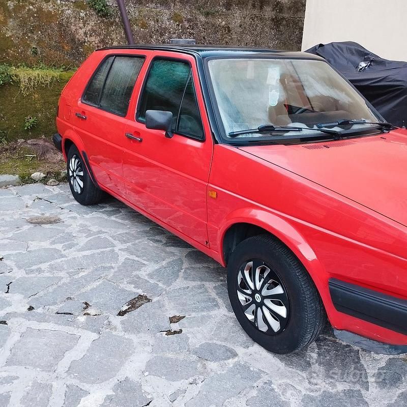 Usata VW Golf II 1984 Rosso Utilitaria