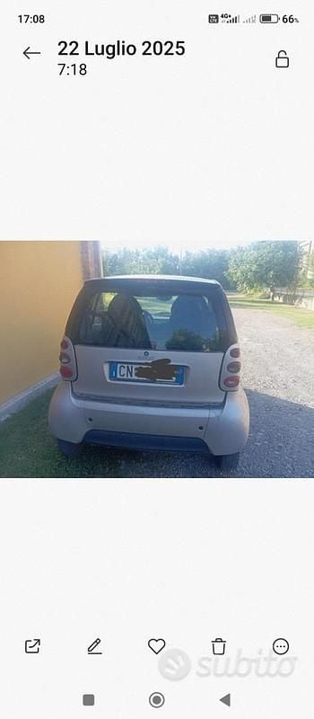 Grigio Usata 2004 Smart ForTwo Coupé Coupé | 1000 € (Super prezzo) - Immagine 1/3
