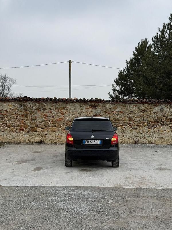 Usata Skoda Fabia 69 CV (50 kW) 2010 Nero Berlina