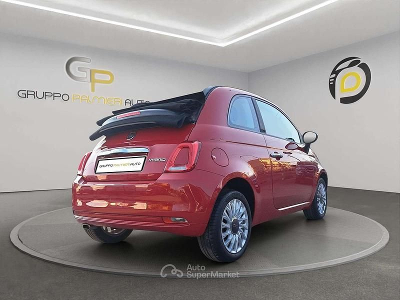 Usata Fiat 500C Lounge 69 CV (50 kW) 2021 Rosso Cabrio