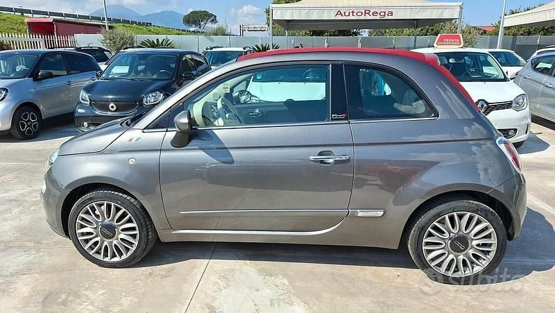 Usata Fiat 500C Lounge 69 CV (50 kW) 2015 Grigio Cabrio