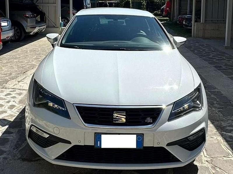 Usata Seat Leon FR 150 CV (110 kW) 2018 Bianco Berlina