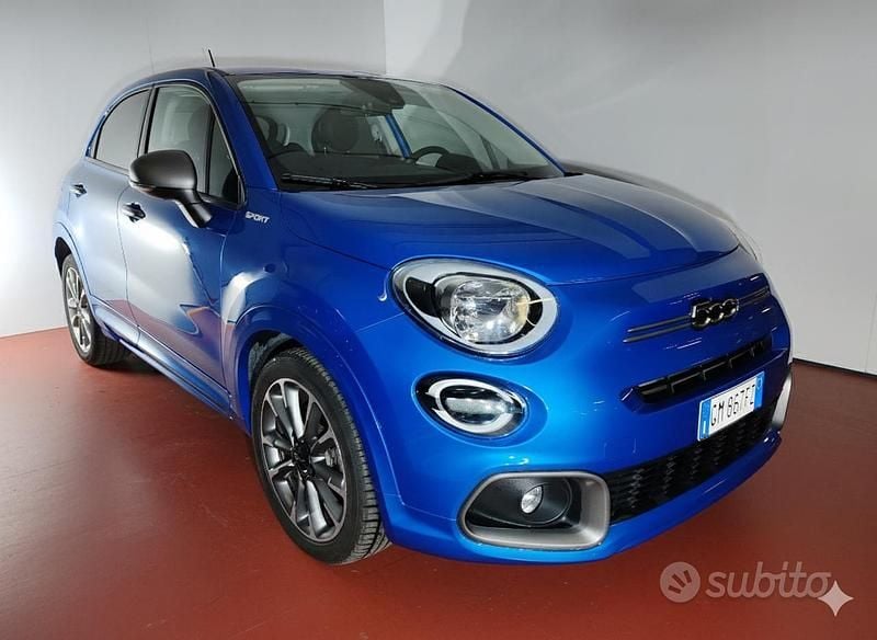 Usata Fiat 500X Sport 131 CV (96 kW) 2023 Blu italia SUV