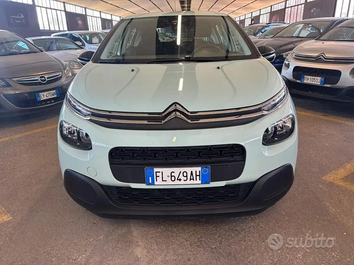 Usata Citroën C3 Feel 75 CV (55 kW) 2017 Verde Berlina