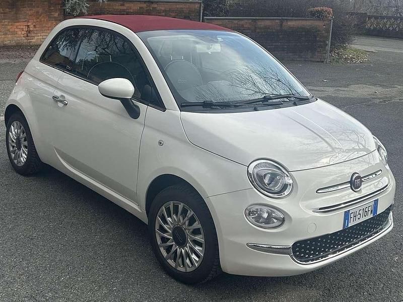 Usata Fiat 500C Lounge 69 CV (50 kW) 2017 Bianco Cabrio