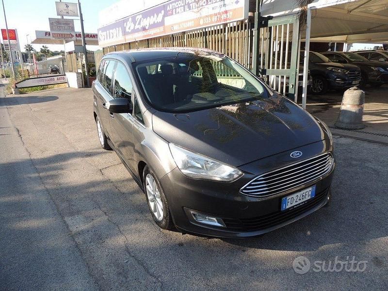 Usata Ford C-MAX Titanium 120 CV (88 kW) 2016 Grigio scuro metallizzato Monovolume