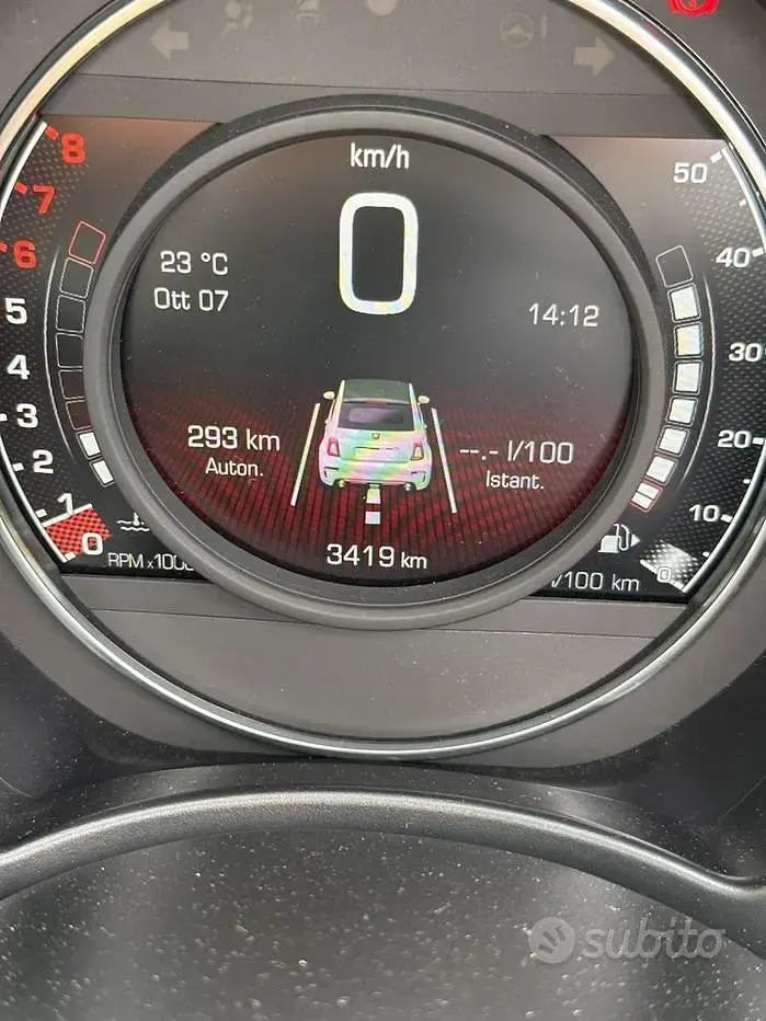 Usata Abarth 595 180 CV (132 kW) 2024 Bianco Cabrio