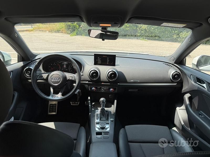 Usata Audi A3 S-Line 116 CV (85 kW) 2018 Bianco Berlina