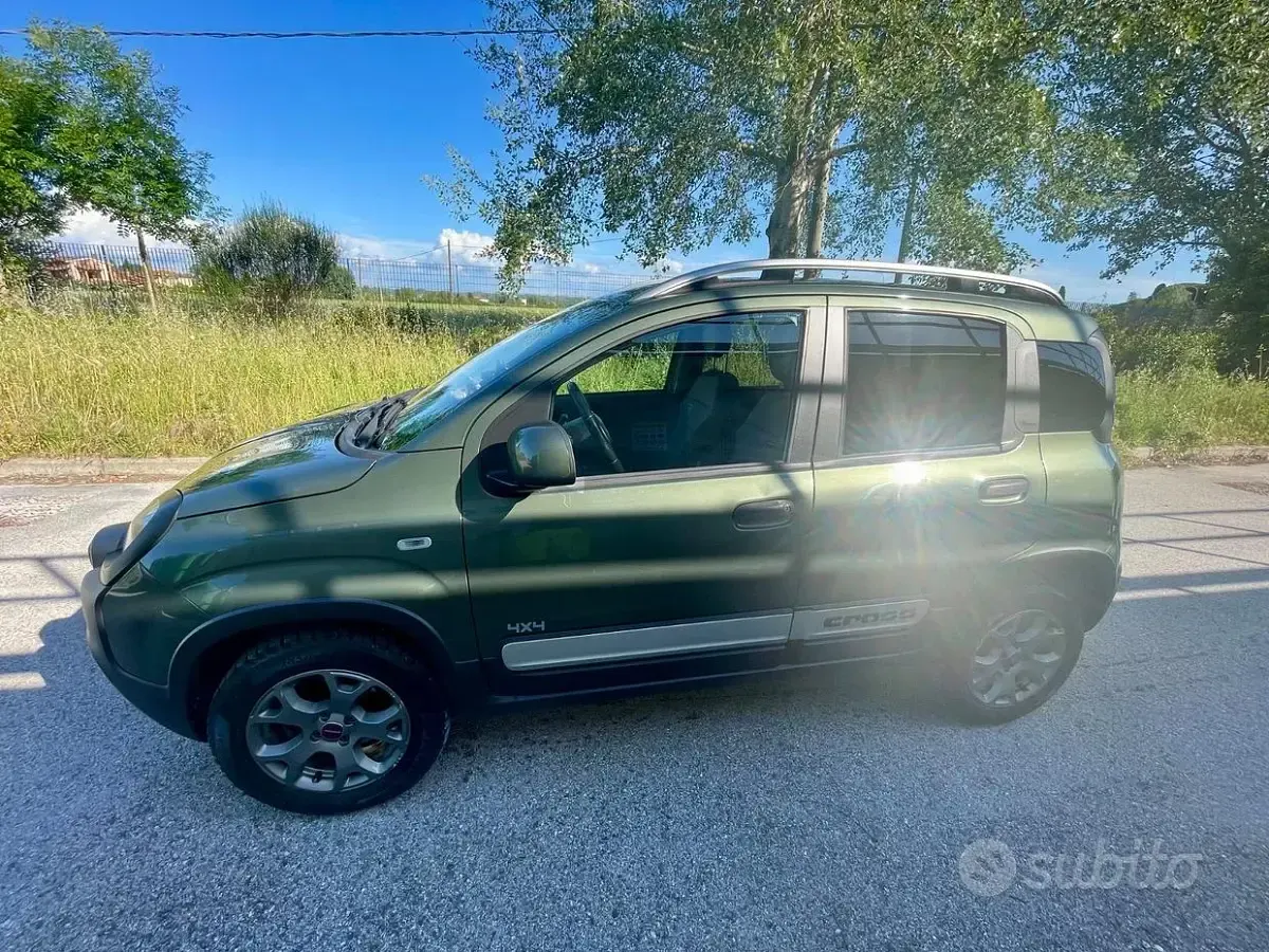 Usata Fiat Panda Cross Cross 95 CV (69 kW) 2018 Verde Utilitaria