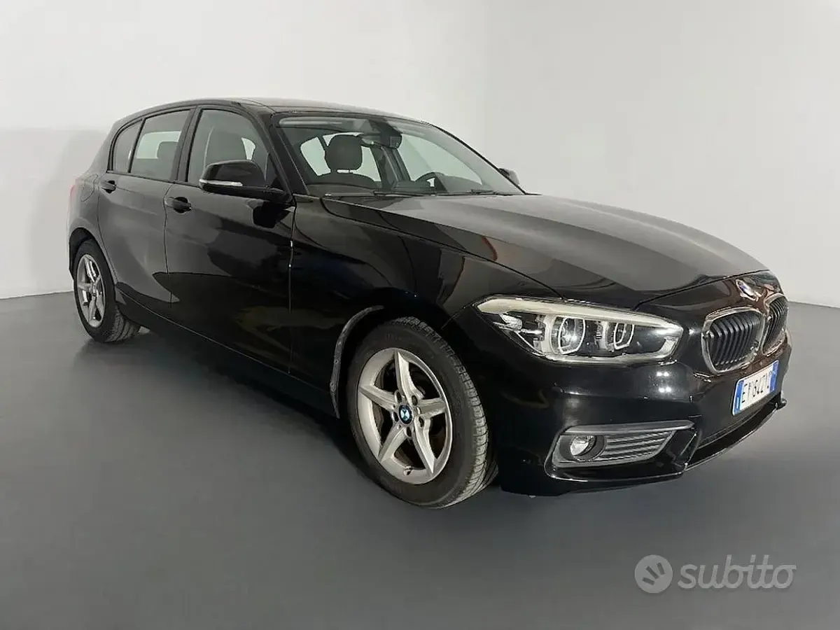 Usata BMW 116 Advantage 116 CV (85 kW) 2015 Nero Utilitaria
