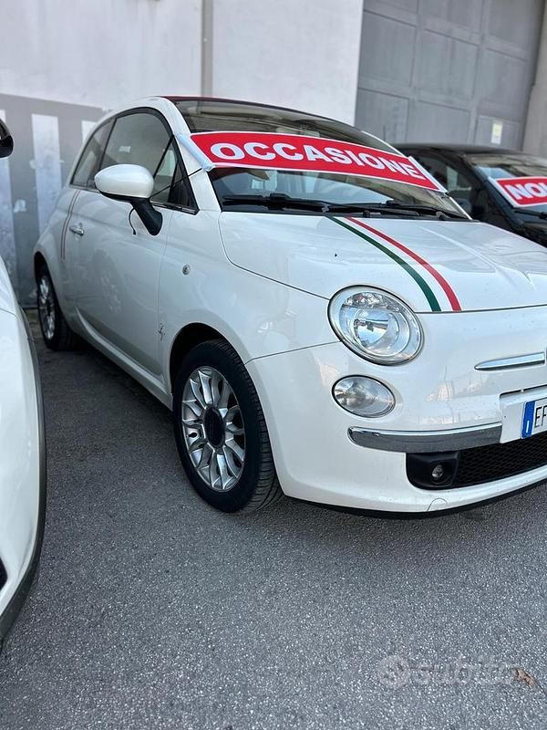 Usata Fiat 500C 75 CV (55 kW) 2012 Bianco Cabrio