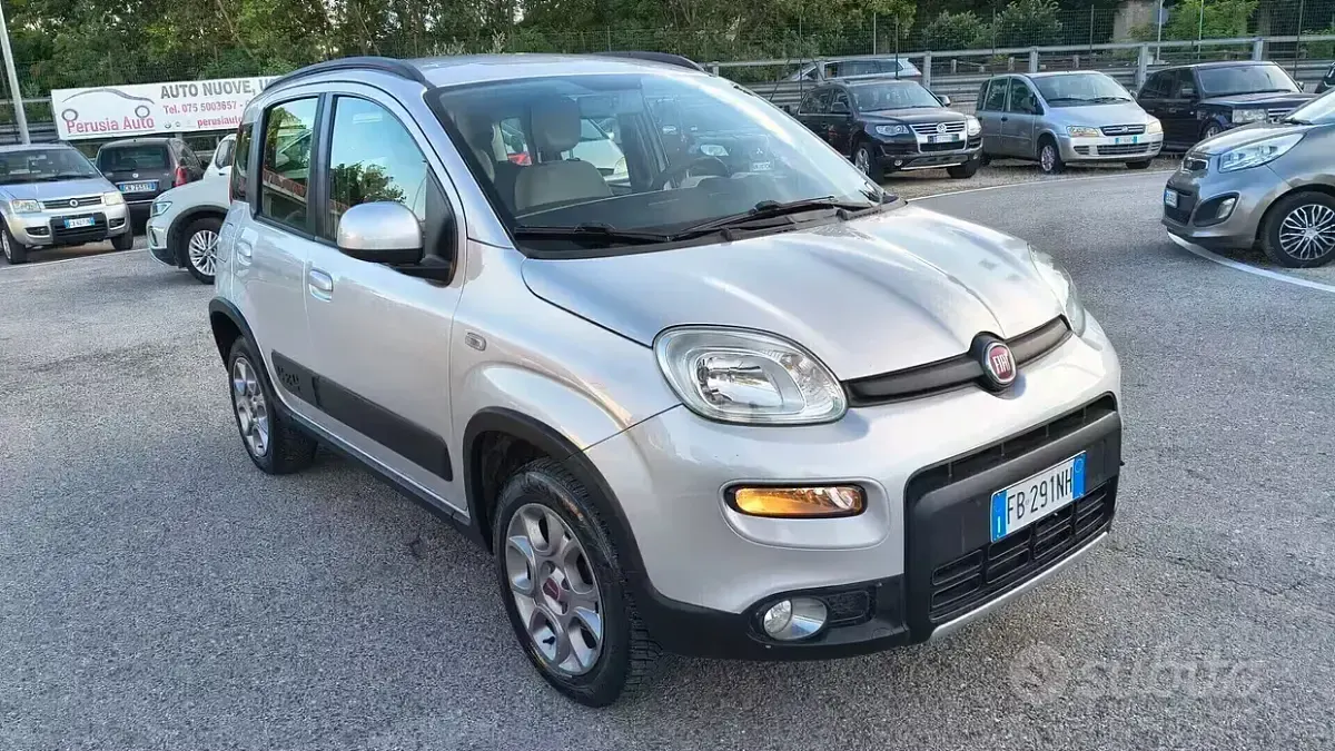 Usata Fiat Panda 4x4 S 75 CV (55 kW) 2015 Grigio Utilitaria