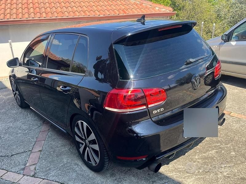 Usata VW Golf VI GTD 170 CV (125 kW) 2011 Nero Utilitaria