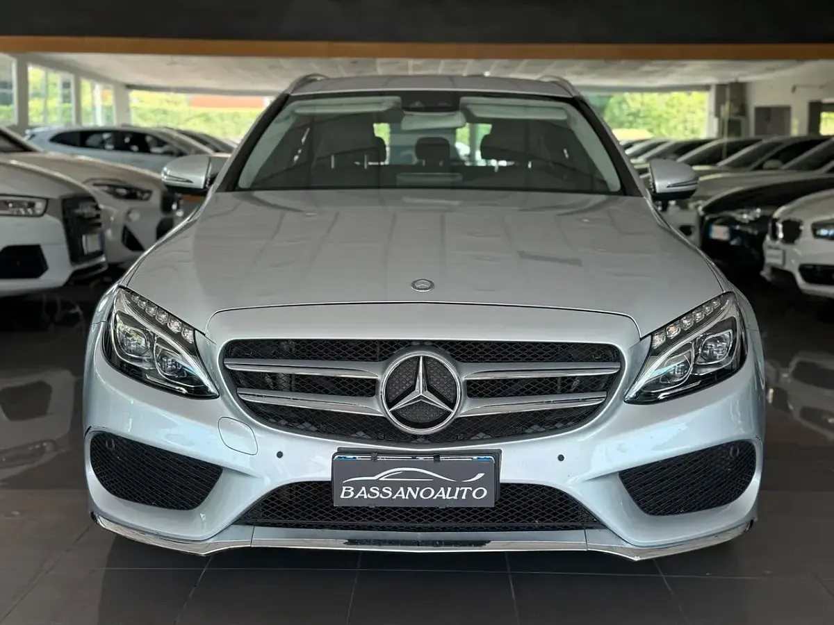 Usata Mercedes C220 Premium 170 CV (125 kW) 2016 Grigio Station wagon