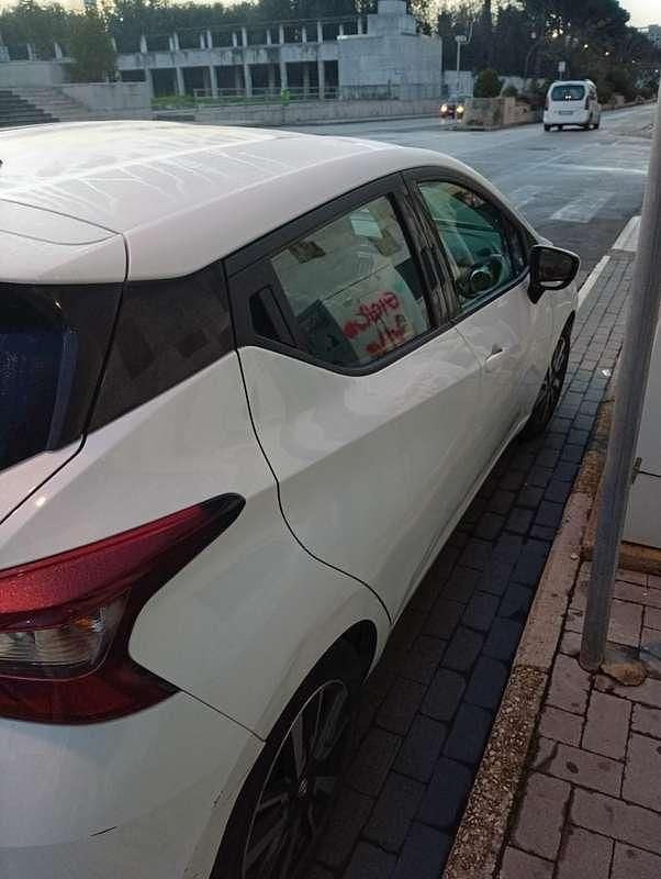 Usata Nissan Micra Acenta 71 CV (52 kW) 2018 Bianco Berlina