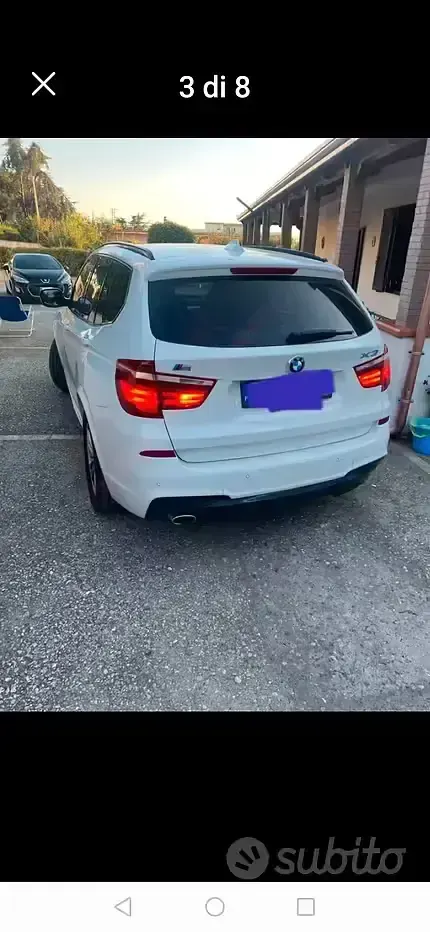 Usata BMW X3 190 CV (139 kW) 2011 Bianco SUV