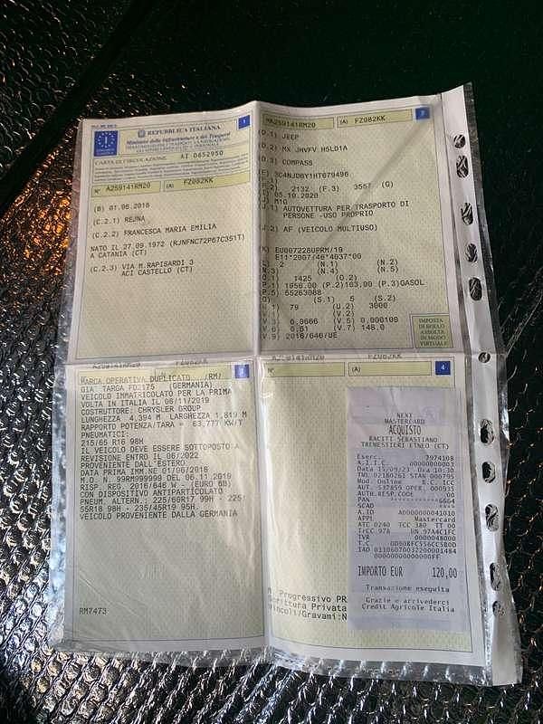 Usata Jeep Compass Limited 163 CV (119 kW) 2020 Marrone SUV