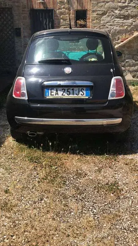 Usata Fiat 500 Lounge 69 CV (50 kW) 2010 Nero Utilitaria