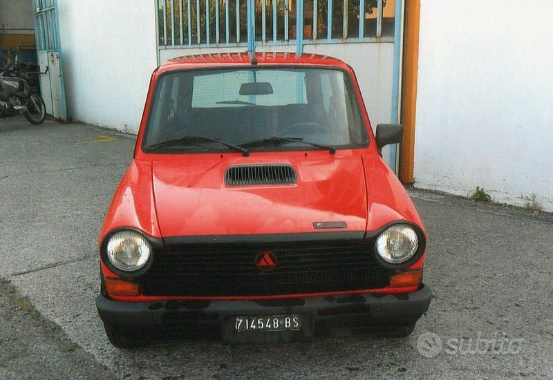 Usata Autobianchi A112 1981 Rosso Utilitaria
