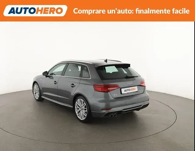 Usata Audi A3 Sport 150 CV (110 kW) 2019 Argento Berlina