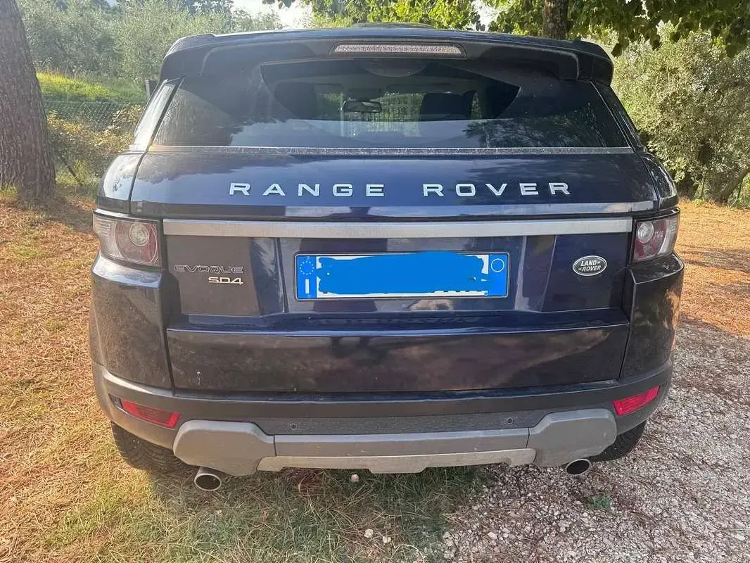 Usata Land Rover Range Rover evoque Prestige 190 CV (139 kW) 2014 Blu/azzurro SUV