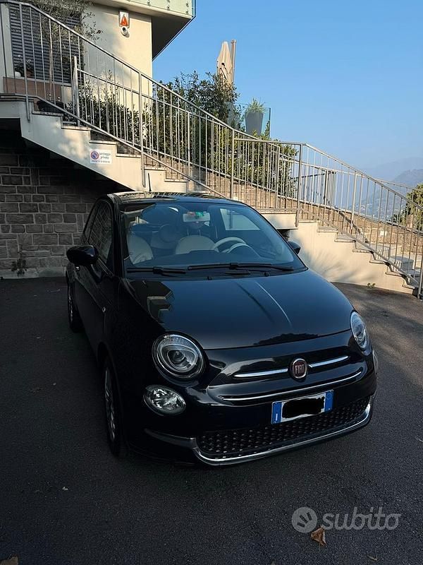 Usata Fiat 500 Lounge 69 CV (50 kW) 2019 Nero Utilitaria