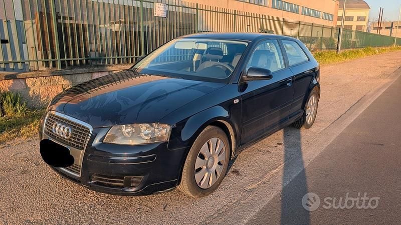 Usata Audi A3 105 CV (77 kW) 2007 Nero Utilitaria