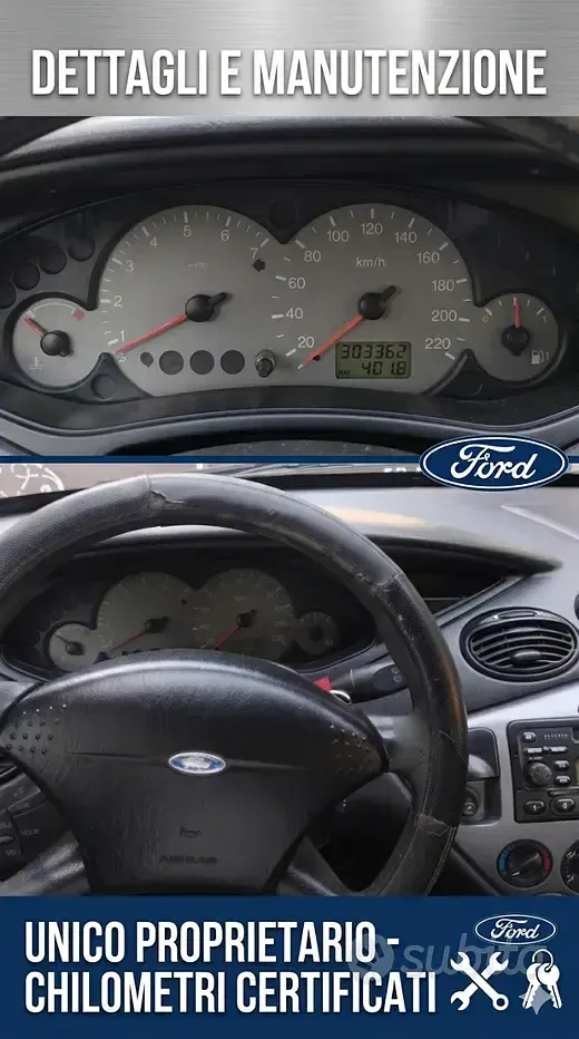 Usata Ford Focus Zetec 116 CV (85 kW) 2001 Blu Station wagon