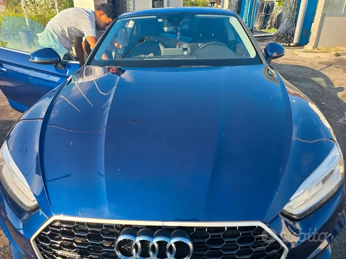 Usata Audi A5 190 CV (139 kW) 2021 Bluazzurro Coupé
