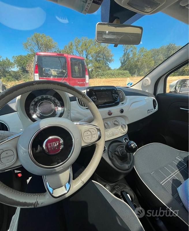 Usata Fiat 500 Lounge 69 CV (50 kW) 2019 Bianco Berlina