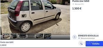 Usata Fiat Punto 1999 Grigio Berlina