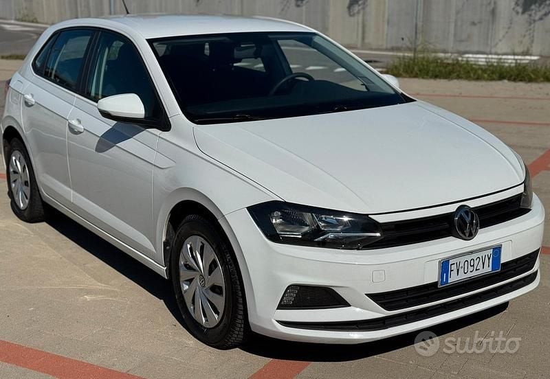 Usata VW Polo Comfortline 80 CV (58 kW) 2019 Bianco Utilitaria